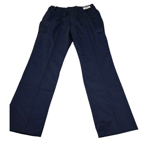 Galls Men's Navy Blue Core Civic Trouser Straight Leg Elastic Waist Size 36‎ NWT - Picture 2 of 13